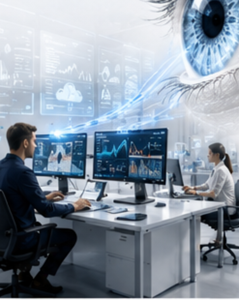 Enterprise scene with integrated iris and trust fabric